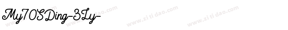 My70SDing-3Ly字体转换