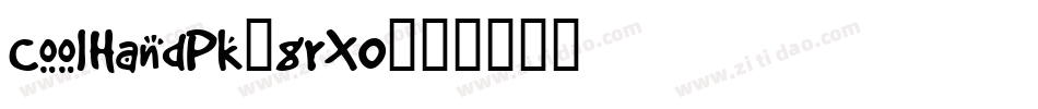 CoolHandPk-8rX0字体转换