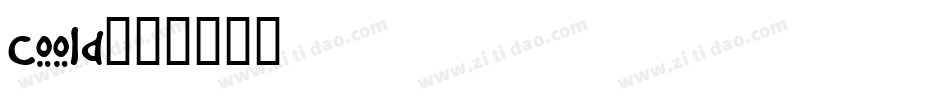 Coold字体转换