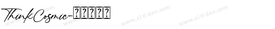 ThinkCosmic字体转换