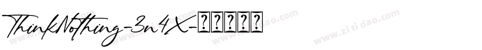 ThinkNothing-3n4X字体转换