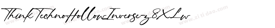 ThinkTechnoHollowInverse-z8XLw字体转换