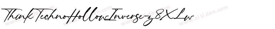 ThinkTechnoHollowInverse-z8XLw字体转换
