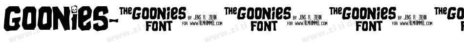 Goonies字体转换