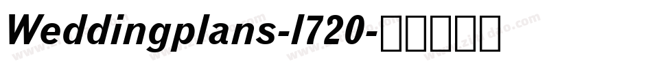 Weddingplans-l720字体转换