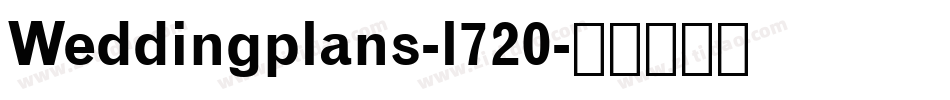 Weddingplans-l720字体转换