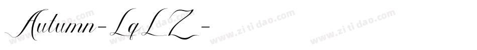 Autumn-LqLZ字体转换