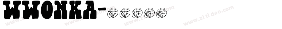wwonka字体转换
