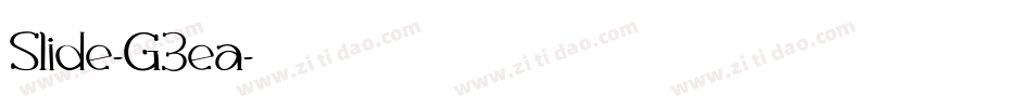 Slide-G3ea字体转换