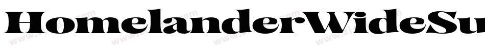 HomelanderWideSuperItalic-ALwwD字体转换 HomelanderWideSuperItalic-ALwwD字体转换
