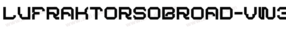 Lufraktorsobroad-VW36字体转换