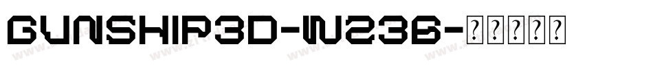 Gunship3D-wz36字体转换