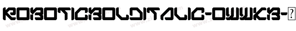 RoboticBoldItalic-owwKB字体转换