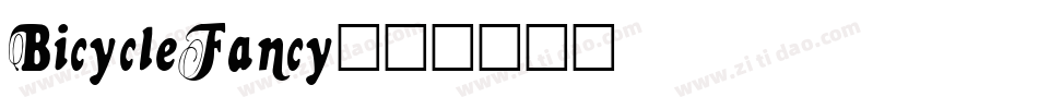 BicycleFancy字体转换
