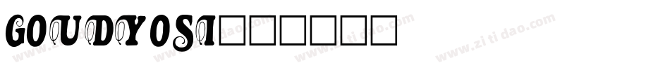 GOUDYOSI字体转换