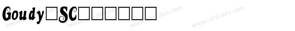 Goudy-SC字体转换