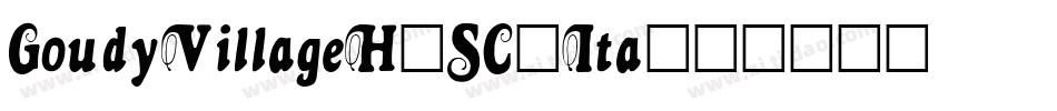 GoudyVillageH-SC-Ita字体转换