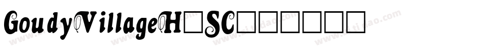 GoudyVillageH-SC字体转换