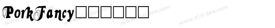 PorkFancy字体转换