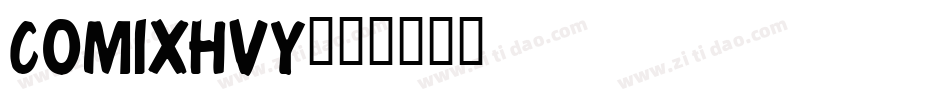 COMIXHVY字体转换