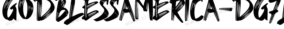 GodBlessAmerica-dg7l字体转换