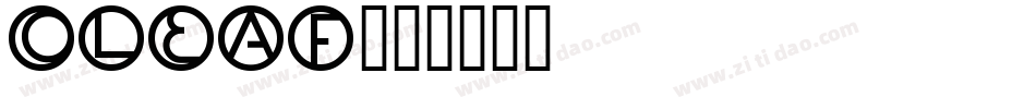 CLEAF字体转换