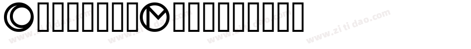 Circled-Mprp字体转换
