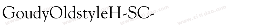 GoudyOldstyleH-SC字体转换