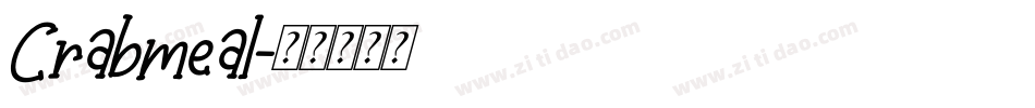 Crabmeal字体转换