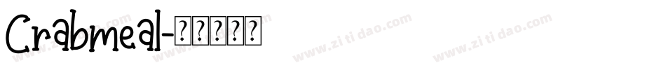 Crabmeal字体转换