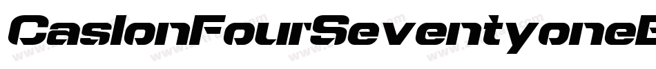 CaslonFourSeventyoneBQ-Italic字体转换