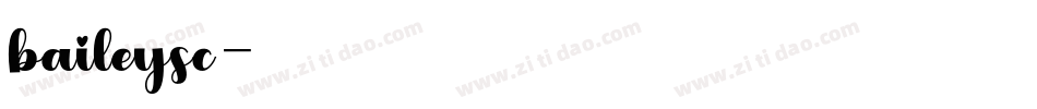 baileysc字体转换