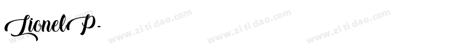 LionelP字体转换