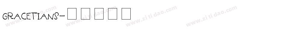 GRACETIANS字体转换