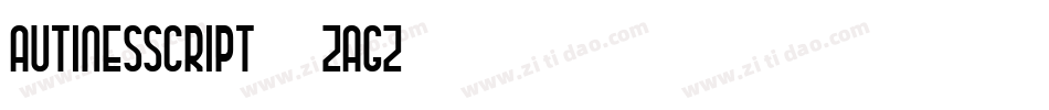 Autinesscript-3zaGZ字体转换