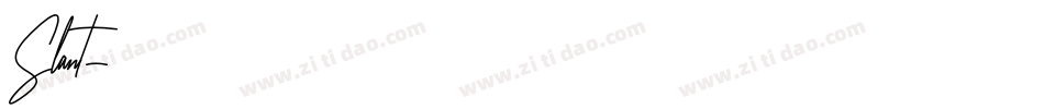 Slant字体转换