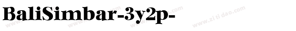BaliSimbar-3y2p字体转换
