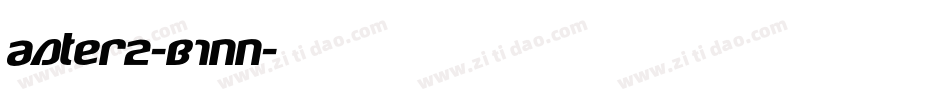 Aster2-B1nn字体转换