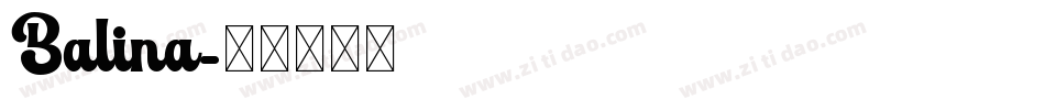 Balina字体转换
