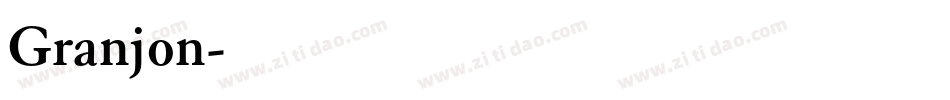 Granjon字体转换