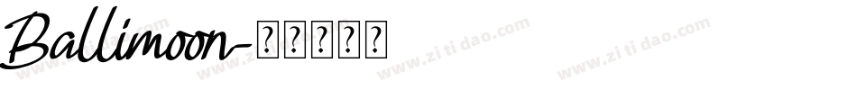 Ballimoon字体转换