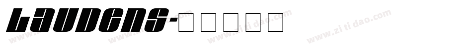 Laudens字体转换