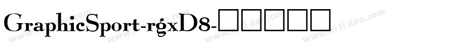 GraphicSport-rgxD8字体转换