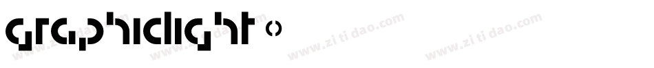 GraphicLight字体转换