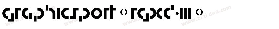 GraphicSport-rgxD8字体转换