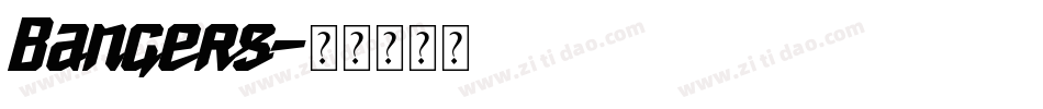Bangers字体转换