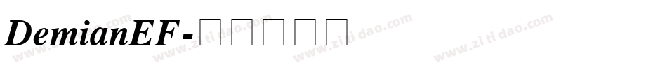 DemianEF字体转换