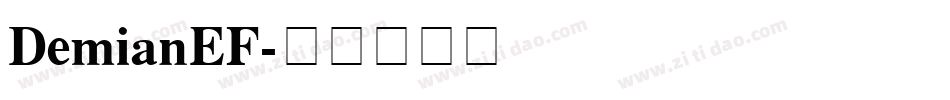 DemianEF字体转换