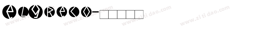 ElGreco字体转换