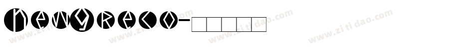 NewGreco字体转换